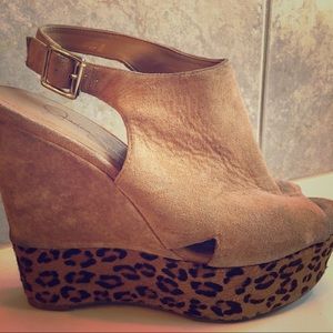 Leopard Jessica Simpson wedges
